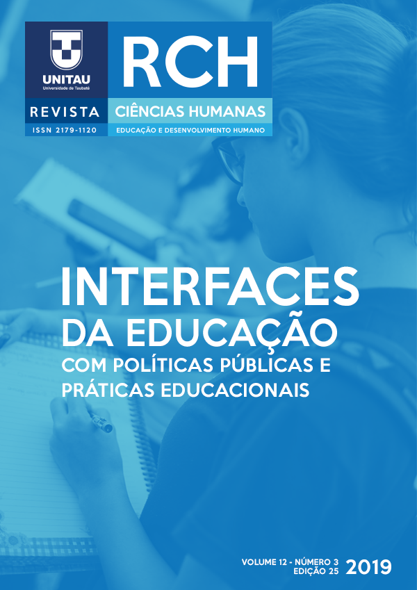 					Visualizar v. 12 n. 3 (2019): Interfaces da Educação com políticas públicas e práticas educacionais
				